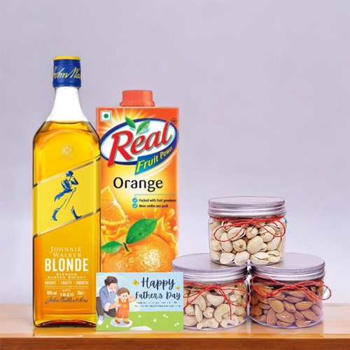Dad's Dry Nuts & Beverage Gift Set
