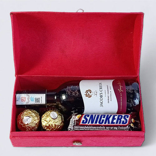Wine with Chocolates Gift Box
