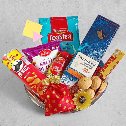 Dashain Beverage with Snacks Delight