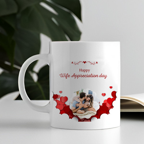 Personalized Mug with Your Photo Printed on Wife Appreciation Day