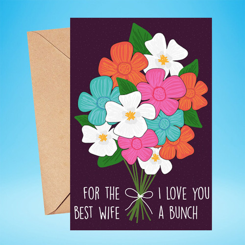 Heartfelt Greeting Card for Your Beloved Wife