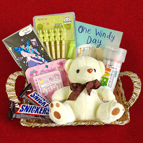 Attractive Stationary Collection:Bhai-Tika Return Gift For Younger Sister