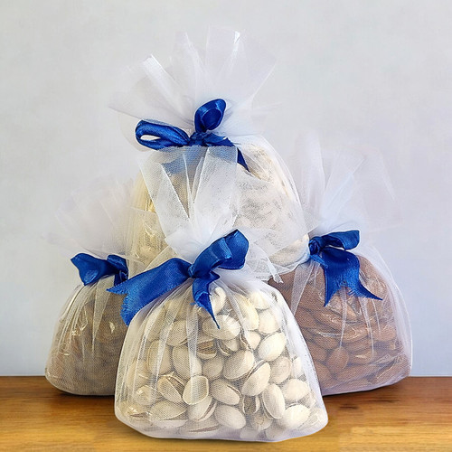 Tihar Return Gift for Sister with Shawl and Dry Nuts