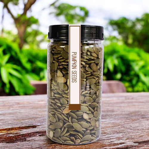 Fresh Pumpkin Seeds 200 g In A Sealed Plastic Jar