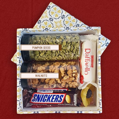 Dry Nuts with Chocolates Gift Combo