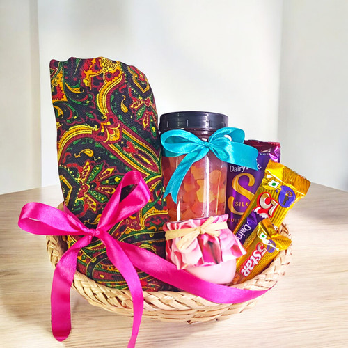 Delightful Treats & Stylish Scarf Gift Hamper for Her