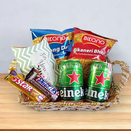 Heineken Sips With Flavorful Twists Basket