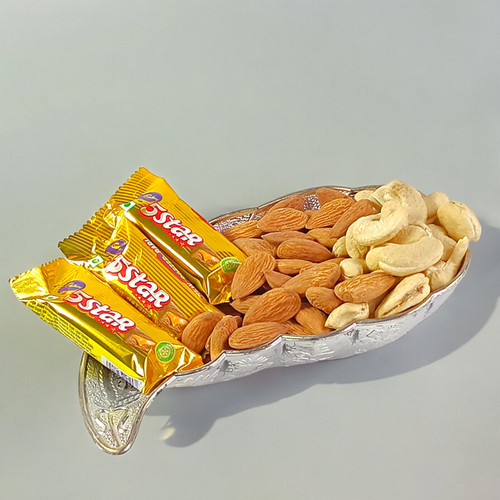 Dry Nuts & Chocolates Gift Tray - ASL-1110