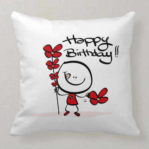 "Happy Birthday" Printed Cushion Gift - CM103