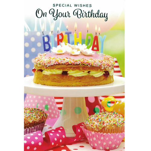 Special Happy Birthday Wishes Greeting Card - GC-5661