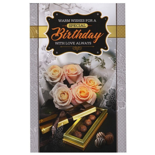 Warm Wishes For A Special Birthday - Greeting Card - GC-5607