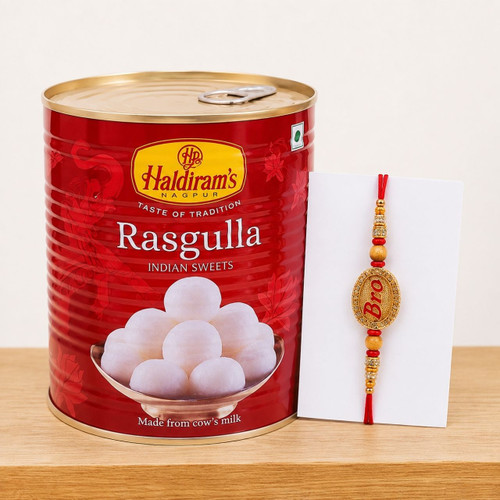Sweets and Rakhi Gift Combo - HPC-402