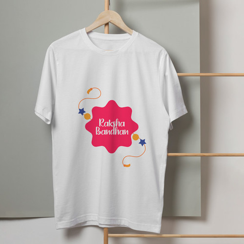 Special Bond Rakhi Printed T-shirt for Siblings