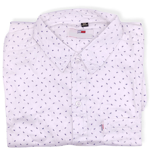 Cotton Casual Wear Shirt (M-L-XL-XXL) - Feather White