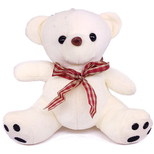 Custom Mini Teddy Bear With Photo & Message Print On T-shirt