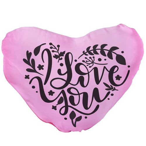 ''I Love You'' Printed Heart Cushion Gift
