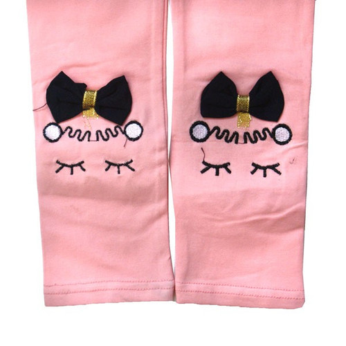 Cotton Leggings for Kids (Light Pink)