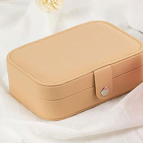 Personalized Jewellery Box with Multiple Compartments- Light Cream