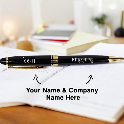 Custom Metal Pen – Engraved with Name & Company for Professional Gifting