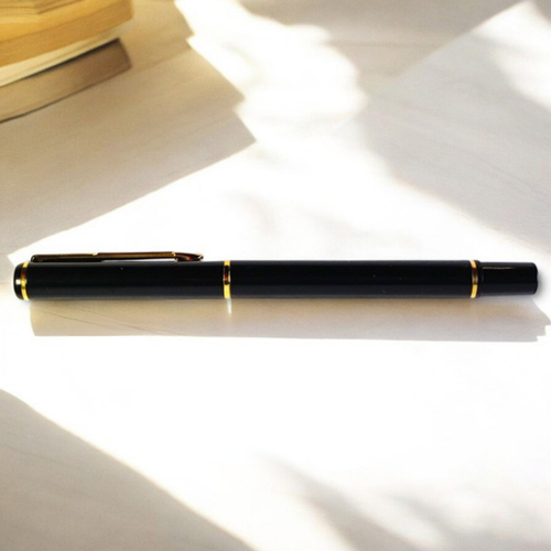 Personalized Laser-Engraved Black Pen with Custom Name