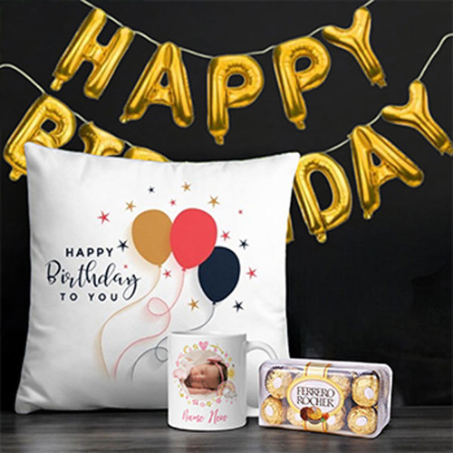 Birthday Celebration Gift with Personalized Mug