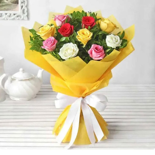 Blooming 30 Mixed Rose Bouquet Ensemble
