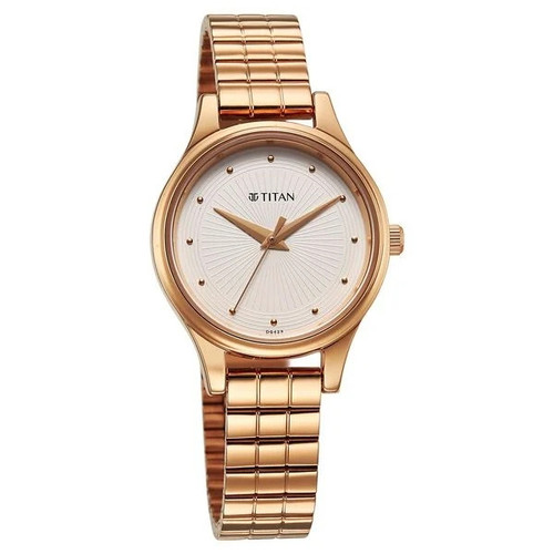 Titan Karishma Quartz Analog Rose Gold Watch For Women-2679WM02