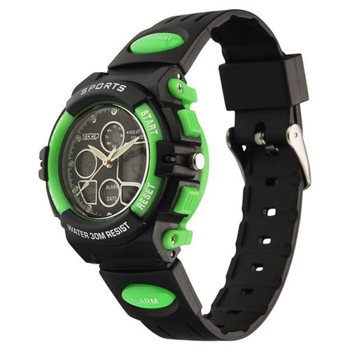 Zoop By Titan Digital Analog Black Dial PU Strap Kids Watch-16033PP03