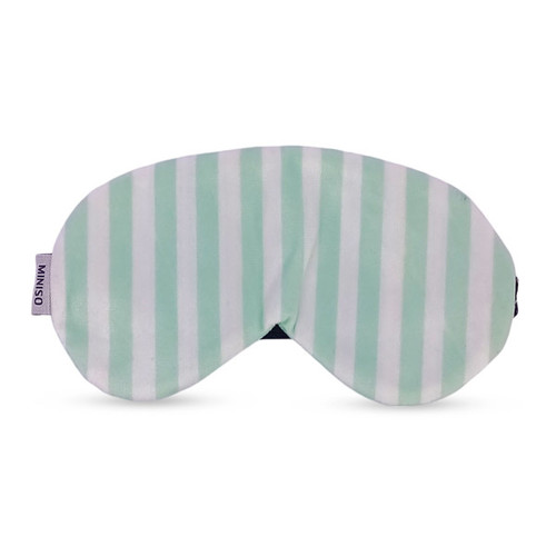 Green Striped Adjustable Eye Mask For Relaxing Sleep From MINISO