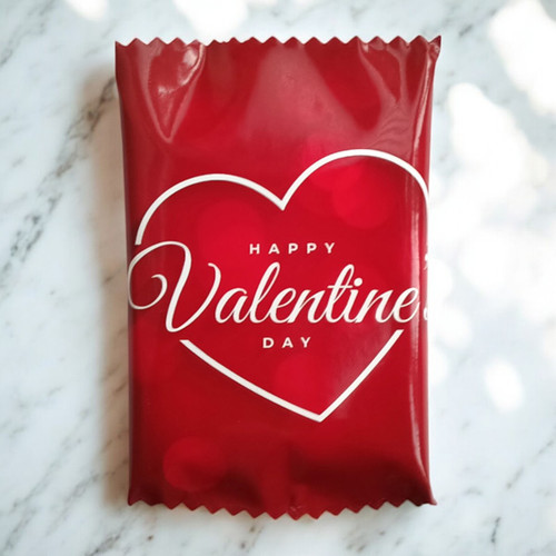 Valentine's Day Themed Chocolate Bar Wrapper