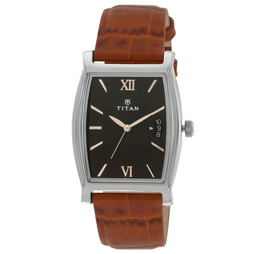 Titan Black Dial Analog Watch for Men (1530SL02)