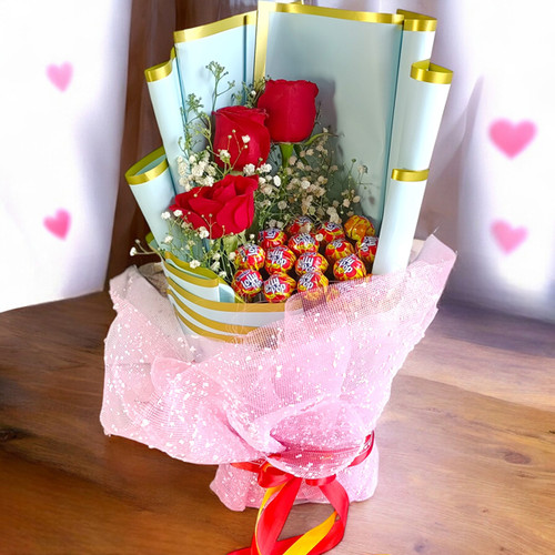 Lollipop with Roses Bouquet