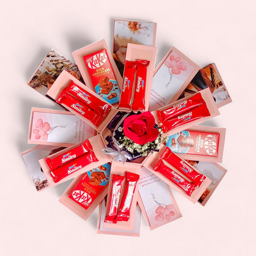 Chocolate Explosion Box with Delightful Gift