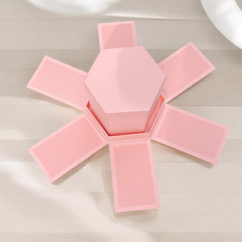 3 Layered Explosion Gift Box - Pink