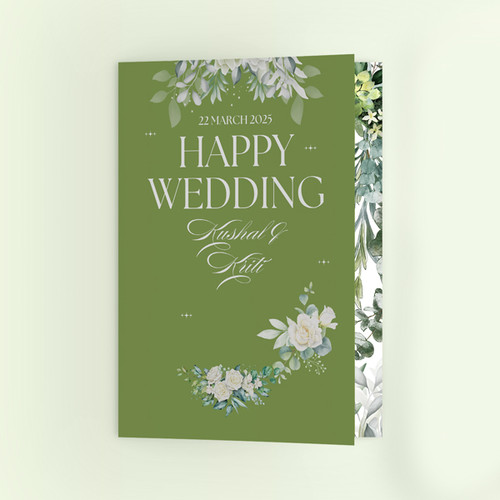 A Personalized Celebration of Wedding: Charming Greeting Card