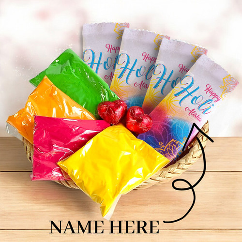 Sweet & Colorful: Personalized Chocolates & Colors for Holi