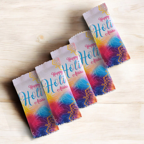 Holi Sweetness: Personalized Chocolates Combo