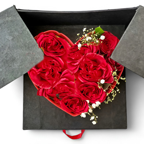 Sweet & Sentimental: Roses and Chocolates Combined Box