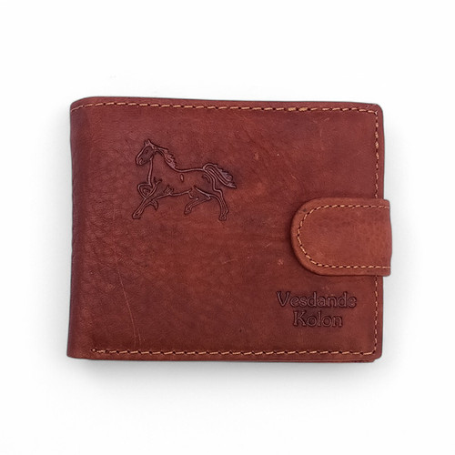 Classic Leather Wallet for Men - Brown