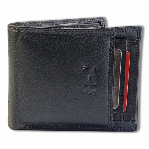 Personalized Zodiac HZ Wooden Box & Black Wallet Set