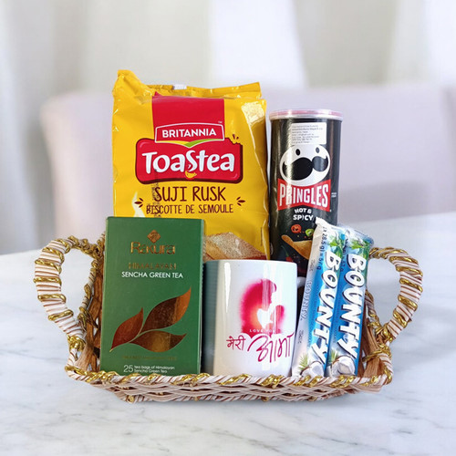 Mother's Day Gift with Snacks, Rakura Tea, & Ceramic Mug