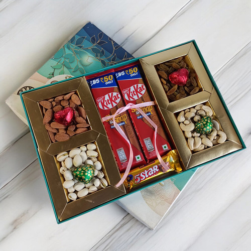 Premium Nuts & Chocolates Celebration Box
