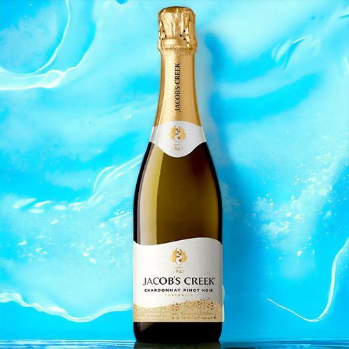 Personalize Name On Jacob's Creek Chardonnay Pinot Noir 750ml