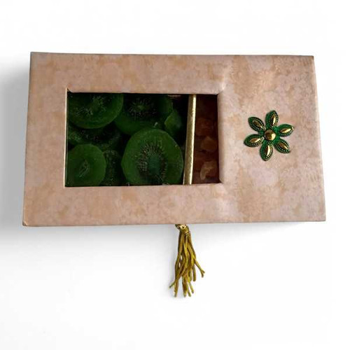 Dry Fruits Box with Kiwi & Papaya Compartments Giftmandu