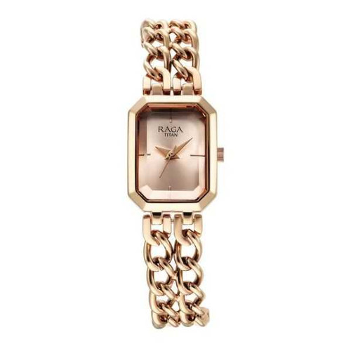 Titan Raga Quartz Analog Rectangular Shaped Watch For Women