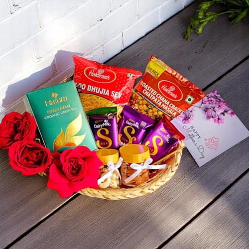 Sweets & Savories Indulged Basket For Mother's Day