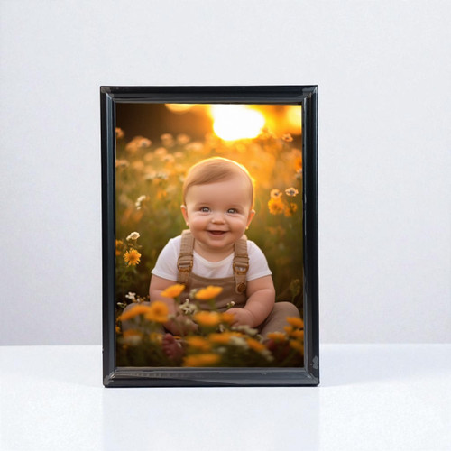 Personalized Employee of the Month Frame + Engraved Medal Inside