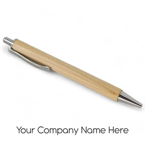 Corporate-Branded Wooden Box and Wooden Pen Giftmandu
