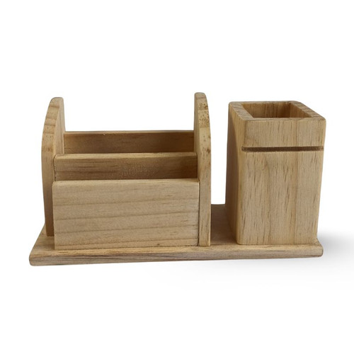 Customized Wooden Desk Organizer with Your Design