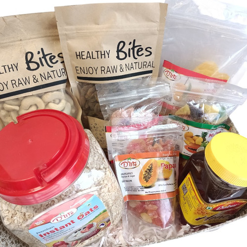 Nutritious & Delicious Box With Dry Nuts , Dry Fruits & More